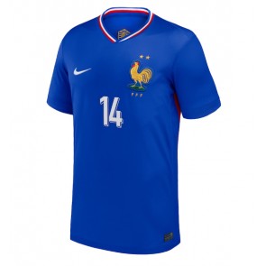 Billiga Frankrike Adrien Rabiot #14 Hemmatröja EM 2024 Kortärmad